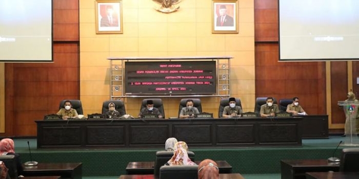 Rapat Paripurna DPRD Jombang.