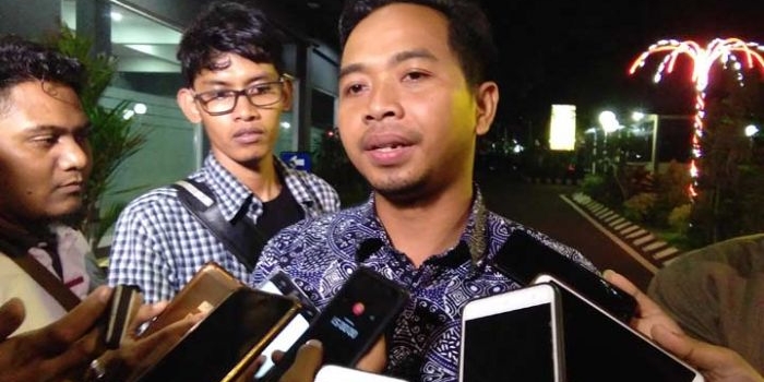 Kasatreskrim Polres Tuban AKP Mustijat Priyambodo saat memberikan keterangan.