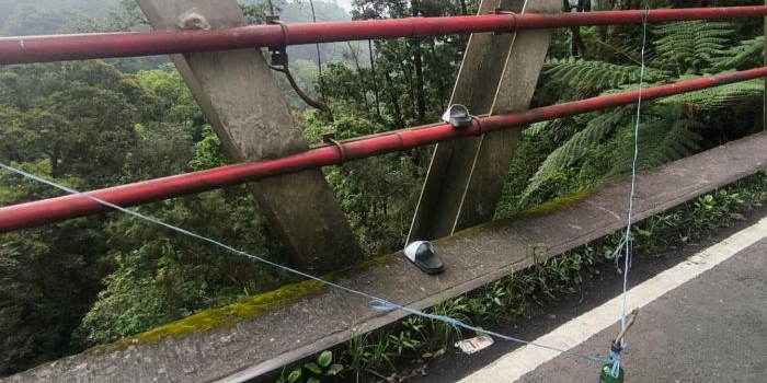 TKP jembatan cangar