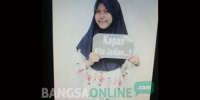 Foto Amanda Ari Kusuma Putri, korban penculikan. foto: eky nurhadi/ BANGSAONLINE