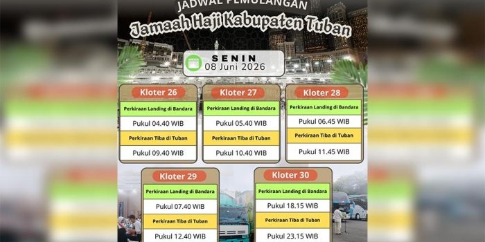 5-kloter-jemaah-haji-tuban-tiba-besok-berikut-jadwal-dan-aturan-penjemputannya