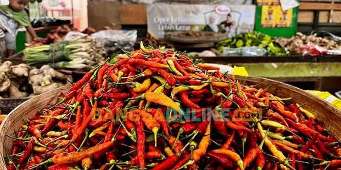 Cabai rawit kembali menjadi komoditas yang mengalami peningkatan paling signifikan. Foto: Bangsaonline.