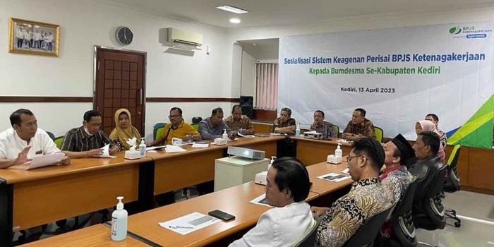 Sosialisasi dan edukasi Sistem Keagenan Perisai BPJS Ketenagakerjaan.