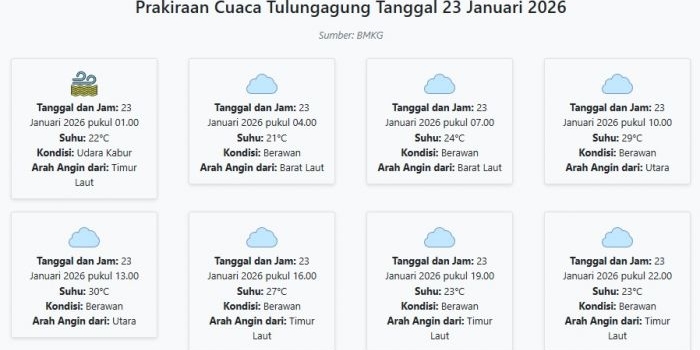 prakiraan-cuaca-tulungagung-hari-ini-jumat-23-januari-2026-suhu-21-30°c-kecepatan-angin-18-5-ms