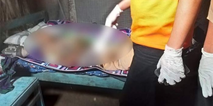 Kondisi korban saat diidentifikasi petugas.