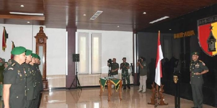 Sertijab di Kodam V/Brawijaya.