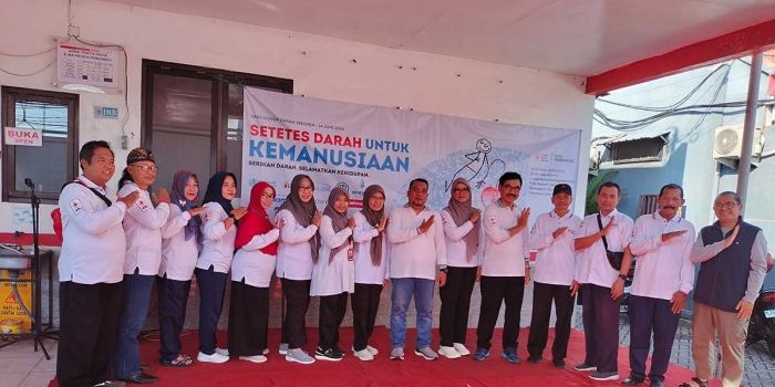 Peringatan Hari Donor Darah Sedunia yang digelar PMI Kota Probolinggo.