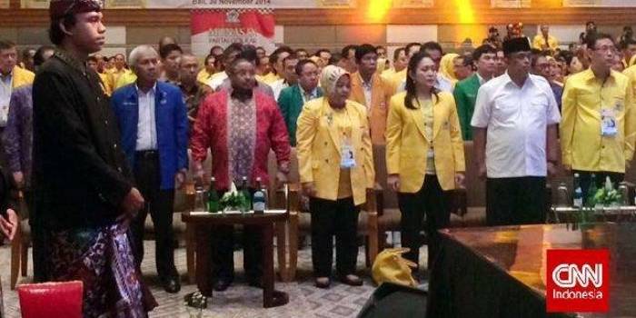 Para tokoh KMP dalam Munas Golkar di Nusa Dua Bali. Foto: CNN