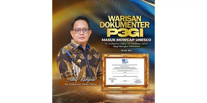 warisan-dokumenter-p3gi-masuk-mowcap-unesco-pj-gubernur-adhy-dedikasi-jatim-bagi-bangsa-indonesia