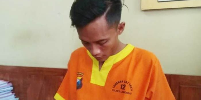 Muhammad Rudi Afghoni, pengedar sekaligus pemakai sabu-sabu.