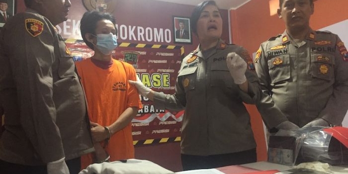 polsek-wonokromo-bekuk-pria-yang-curi-motor-tantenya-sendiri-rekan-pelaku-buron