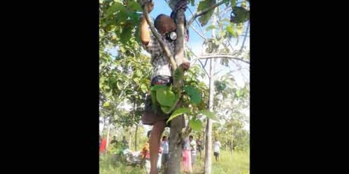 Kondisi korban sebelum dievakuasi. foto: EKY NURHADI/ BANGSAONLINE