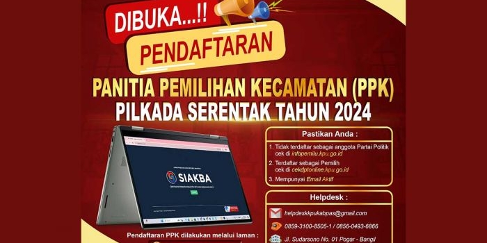 jelang-pilkada-2024-serentak-kpu-buka-pendaftaran-panitia-pemilihan-kecamatan