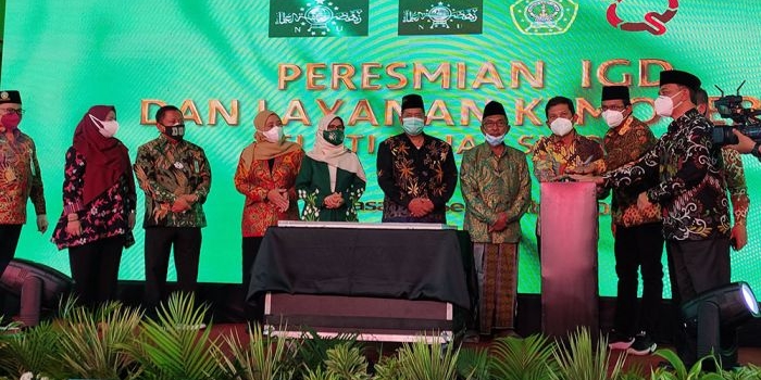 Peresmian tiga layanan baru RSI Siti Hajar Sidoarjo dilakukan dengan menerapkan protokol kesehatan.