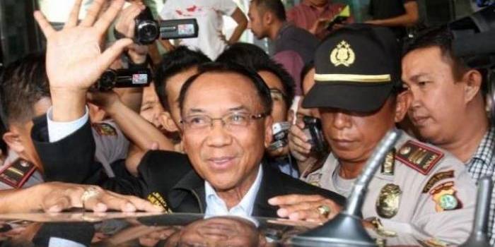Jero Wacik saat di Gedung KPK