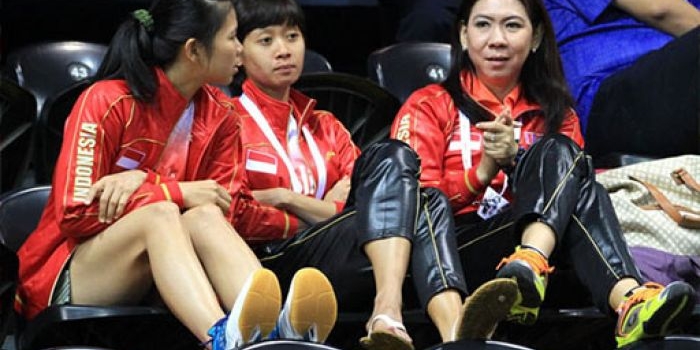 Susi Susanti (kanan) pernah meraih gelar juara tunggal putri All England sebanyak 4 kali