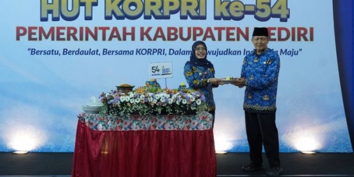hut-korpri-ke-54-asn-kabupaten-kediri-diminta-jaga-integritas-dan-profesionalisme