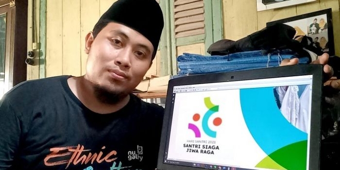 M. Shofa Ulul Azmi, Pencetus Logo Hari Santri Nasional 2021.