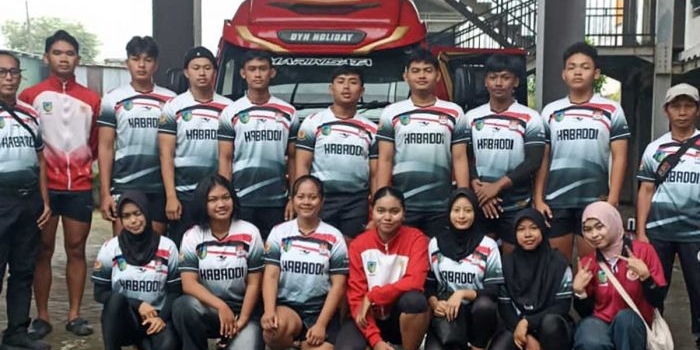 Tim Kabaddi Kabupaten Kediri. Foto: Ist
