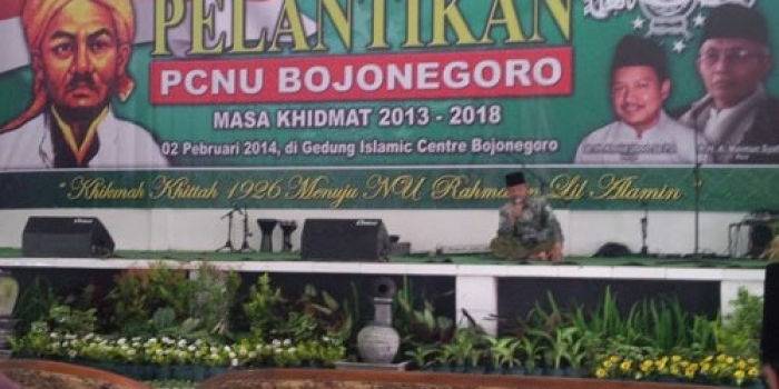 Suasana pelantikan PCNU Bojonegoro masa bakti 2013-2018. Foto: pcnu bojonegoro