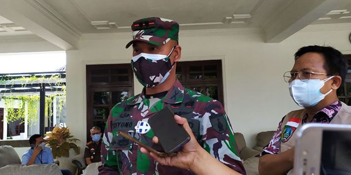 Komandan Kodim 0814/Jombang Letkol Inf. Triyono. (foto: AAN AMRULLOH/BANGSAONLINE)