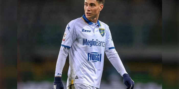 Matias Soule saat menjalani laga bersama Frosinone. 