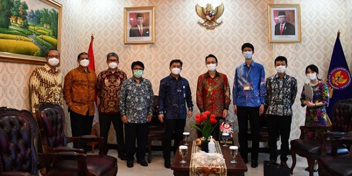 Kunjungan Dubes Jepang ke Kantor KPPU Pusat. (foto: ist)