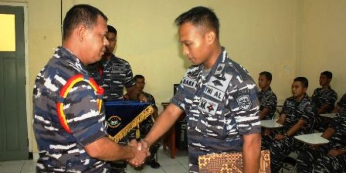 Pasmin Kolat Koarmatim Letkol Laut (P) D.A Mansyur, Rabu (21/03/2018) menutup kursus Kadepsin 2018.

