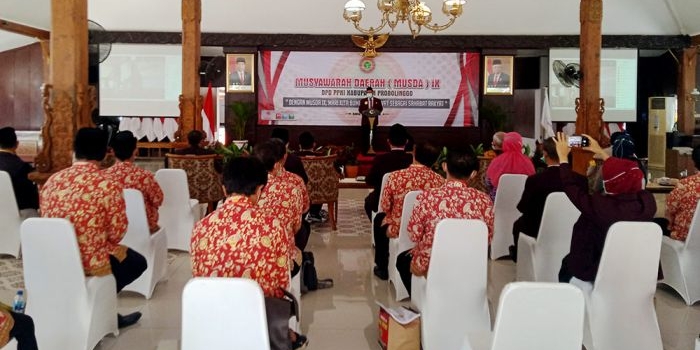 Pembukaan Musyawarah Daerah (Musda) ke IX PPNI Kabupaten Probolinggo, Sabtu (5/3).