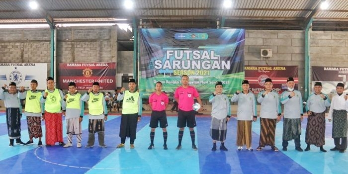 Turnamen Futsal Sarungan Season 2021 yang diselenggarakan di Bamara Futsal Arena Kota Pasuruan, Jumat (05/11/2021).