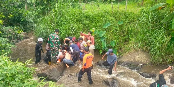 Lokasi penemuan bocah hilang di Jombang.