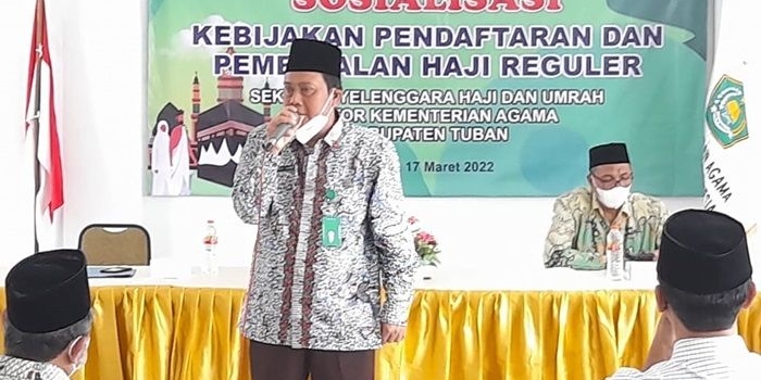 Kepala Kantor Kemenag Tuban Ahmad Munir.