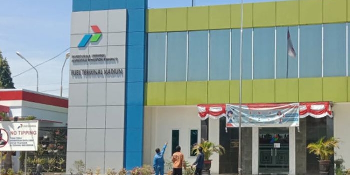Depo Pertamina Madiun atau PT Pertamina Fuel Madiun. (foto: ist)