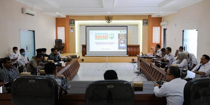 Komisi B DPRD Kabupaten Bojonegoro saat diterima Bappeda Kota Kediri. Foto: Ist.