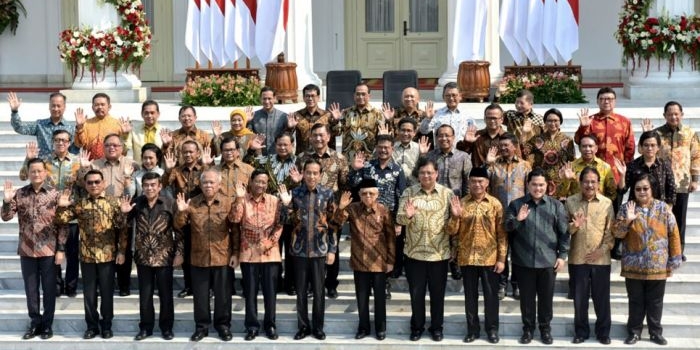 Para Menteri di Kabinet Indonesia Maju Jokowi-Ma