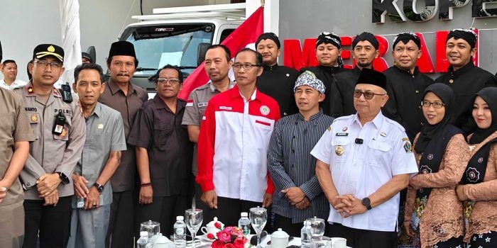 Peresmian KDKMP Tingal di Kecamatan Garum, Kabupaten Blitar.