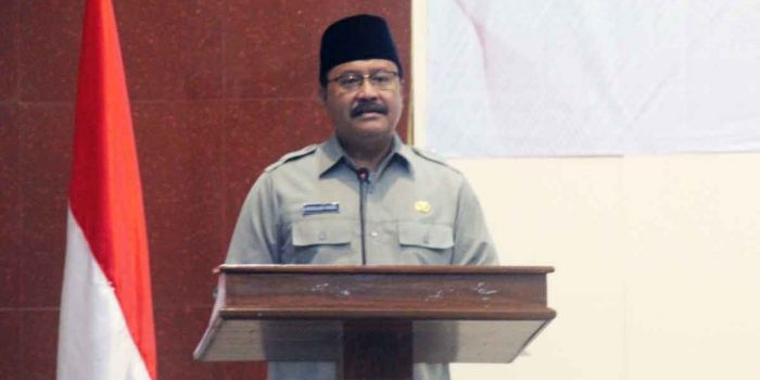 Wali Kota Pasuruan, Saifullah Yusuf, saat membuka Sosialisasi Pembentukan Asosiasi Perusahaan Sahabat Anak Indonesia.