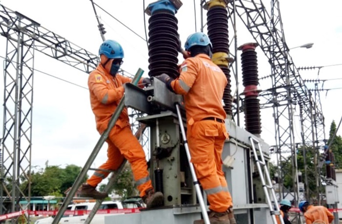 ANDAL: Penyelesaian pekerjaan Over Houl Pmt 70 KV T/L Bay Manisrejo ini memastikan keandalan pasokan listrik di wilayah Kabupaten Madiun aman.