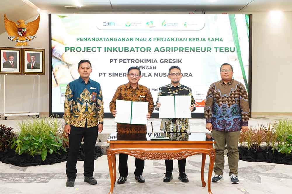 Dorong Generasi Muda Bertani dan Swasembada Gula, Petrokimia Gresik Dukung Program Agripreneur Tebu