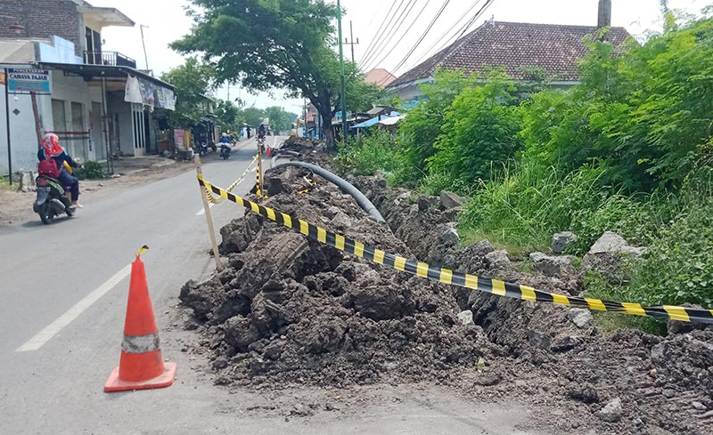 Proyek SPAM di Rembang masih dalam tahap pengerjaan.