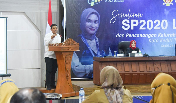 Wali Kota Kediri, Abdullah Abu Bakar, saat memberi sambutan. Foto: Ist