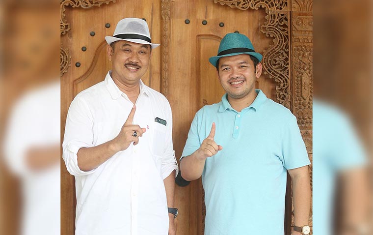 Yusuf Widiatmoko bersama Rudi Santoso.