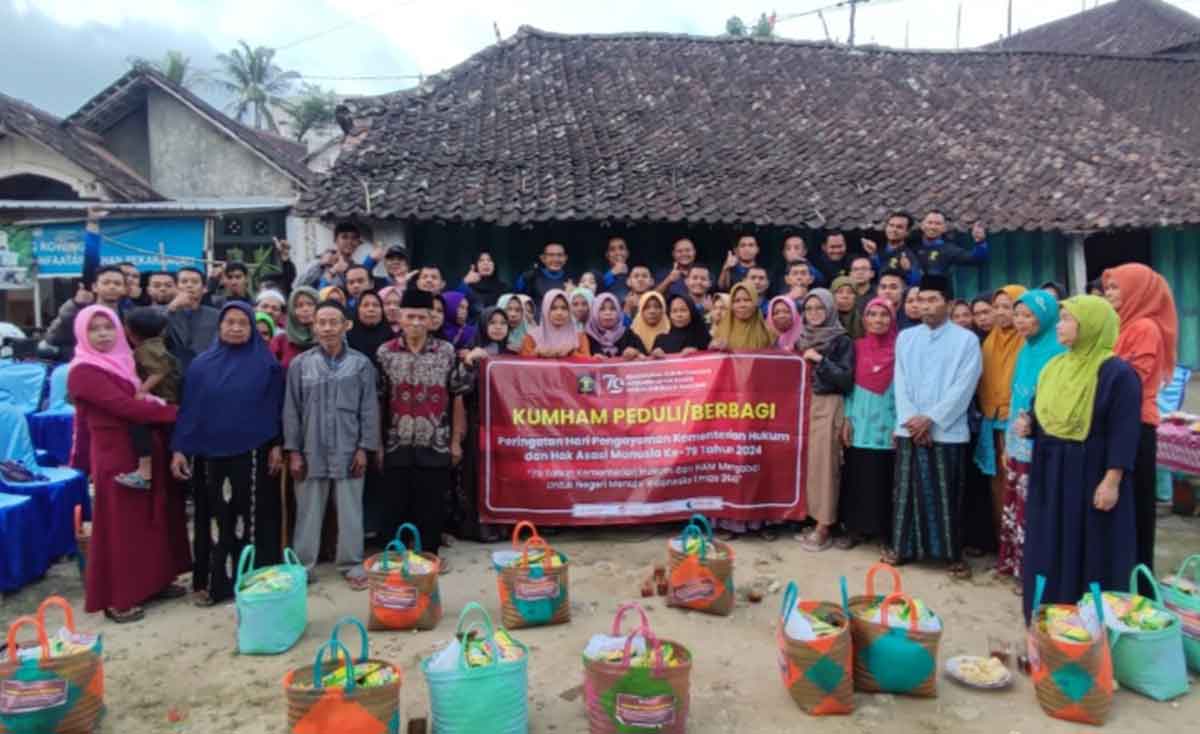 Baksos yang digelar Rutan Magetan di Dusun Templek, Desa Gonggang, Kecamatan Poncol, Kabupaten Madiun.