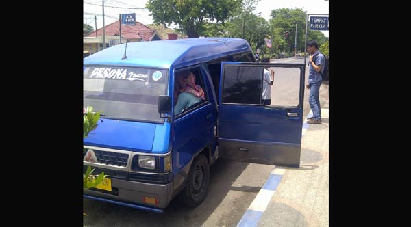Penumpang Sepi, Hanya Ada 70 Angkudes Beroperasi di Nganjuk
