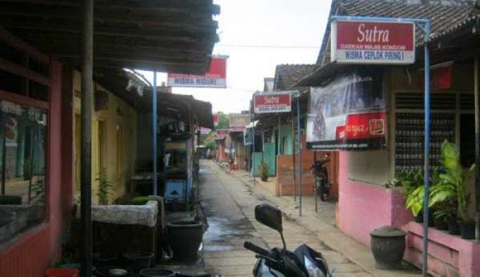 Lokalisasi Semampir Kediri. foto: jasspro