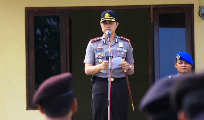 Kapolres Bojonegoro, AKBP Wahyu Sri Bintoro. foto: EKY NURHADI/ BANGSAONLINE