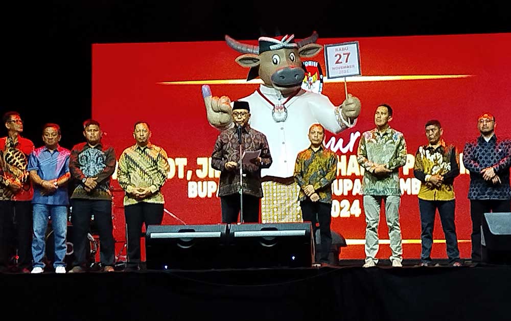 Peluncuran Maskot dan Jingle Pilkada Jombang 2024.