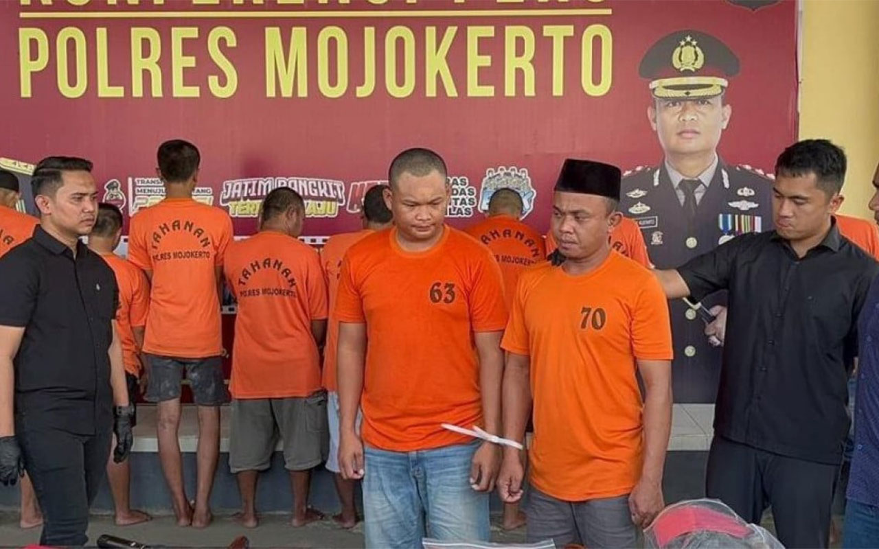 Satreskrim Polres Mojokerto Tangkap 2 Pelaku Residivis Kasus Pembobol Rumah Kosong
