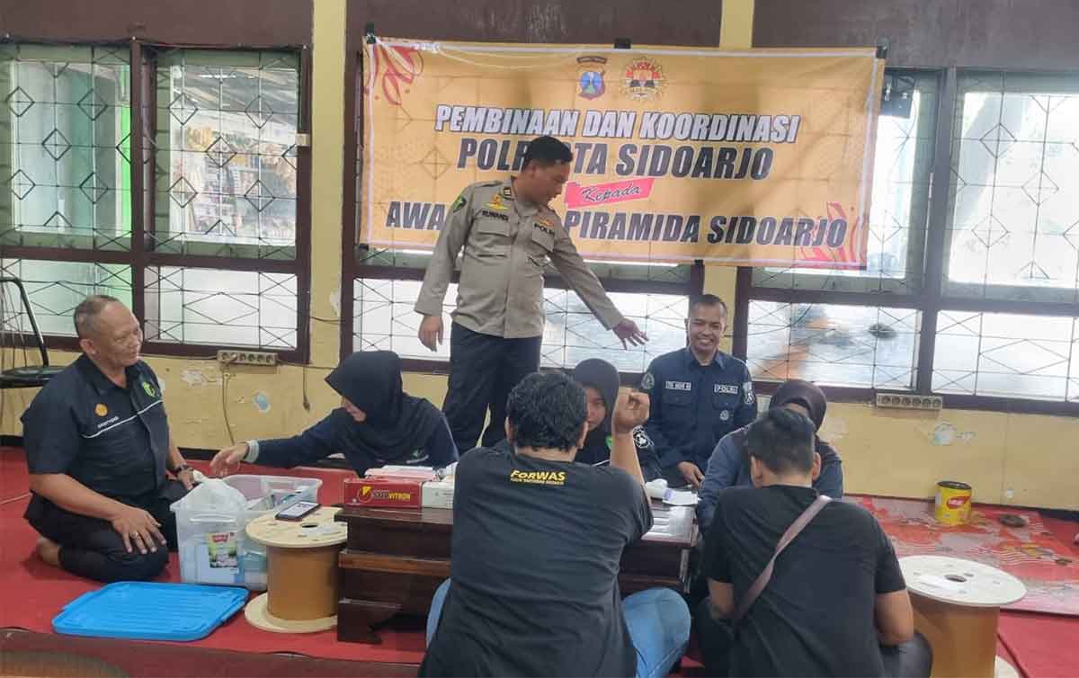 Di Balai Wartawan, Polresta Sidoarjo Periksa Kesehatan Insan Pers