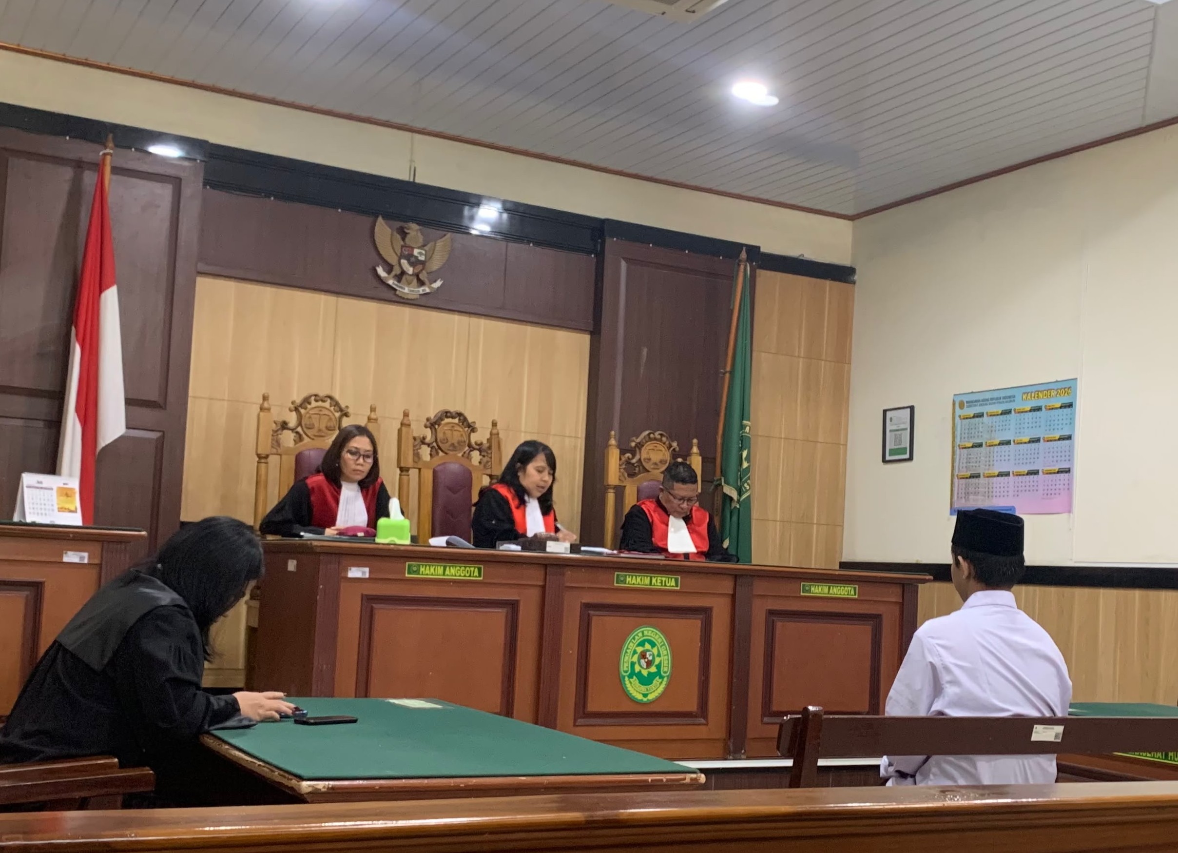 Sidang PN Gresik salah satu pelaku pengeroyokan di Panceng